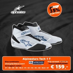 Alpinestars Tech-1 T ZILVERGRIJS/BLAUW/ZWART