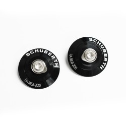 Schuberth HANS Clips FIA 8858-2010 ZWART