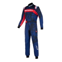 Alpinestars KMX-9 v2 Graphic 5 DONKERBLAUW/ROOD