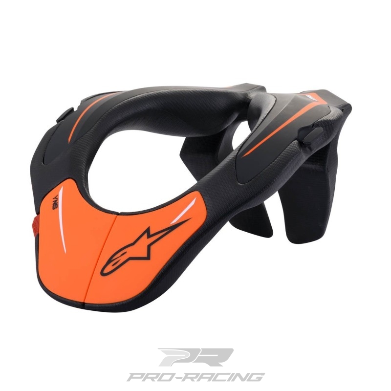 Alpinestars Youth Neck Support ZWART/ORANJE