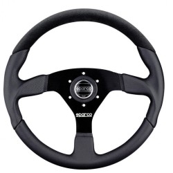 Sparco L505 leer/suède ZWART/ZWART
