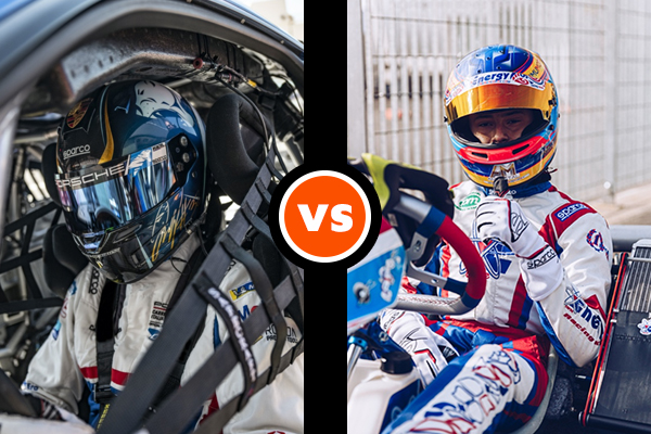 Verschil tussen autosport- en kartkleding