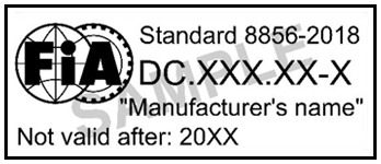 FIA Standard 8856-2018